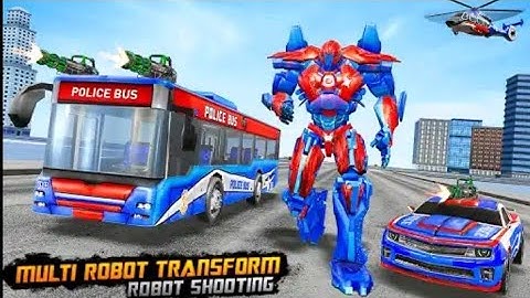 || Bus Robot Car Transform War // Spaceship Robot Game // Gameplay walkthrough Android ||
