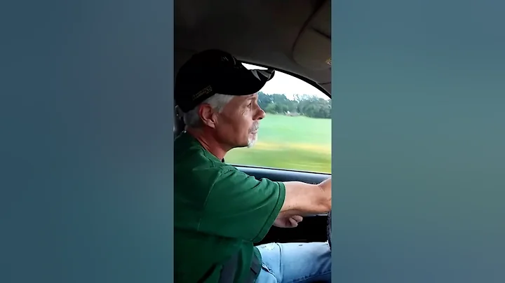 Tim singing to Pam going down the road !! Love Tex...