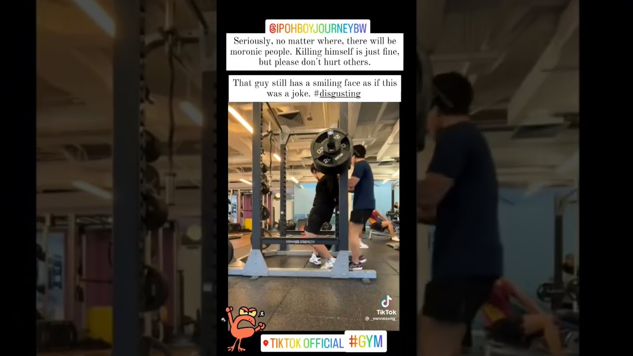Stupid guy in the gym ! 