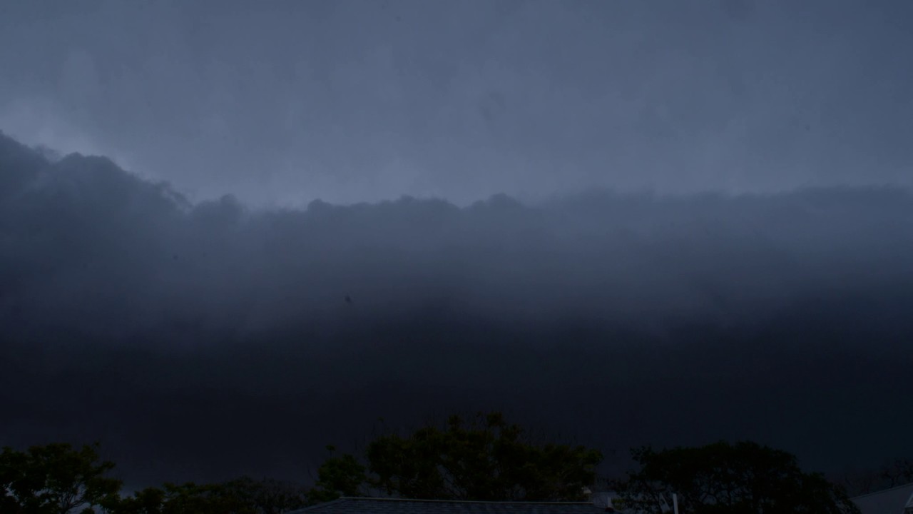 Severe Storm Shelf Cloud Time-lapse St. Augustine, Florida - YouTube