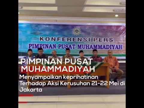 Sikap Muhammadiyah Terkait Situasi Nasional Pasca Pengumuman Hasil Pemilu 2019