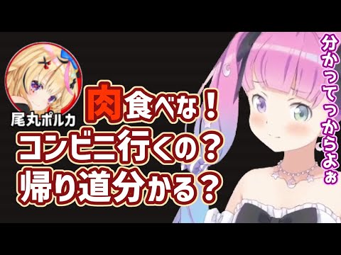 【ホロ鯖RUST】ルーナ姫に対してお母さんになるポルカ【姫森ルーナ/尾丸ポルカ/ホロライブ切り抜き】