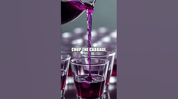 Kitchen Chemistry Unveiled by Red Cabbage pH Indicator