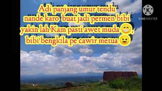 NANDE KARO?? / ENGGO PASTI LANAI KECEWA!!