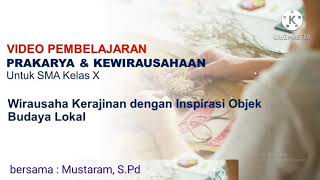 materi prakarya dan Kewirausahaan  kelas X semester 2
