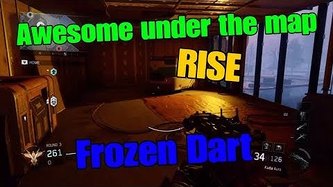 NEW UNDER THE MAP ON RISE ~ Frozen Dart ~ Black Ops 3 glitching