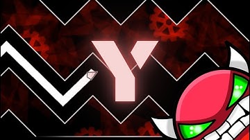 Hard Demon Alphabet #25 - Y by geomania 100%(All coins) - Geometry Dash 2.2