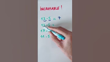 Soustraire 5 facilement ! #shorts #maths #mathématiques #lycée #collège #calculs #prof #addition