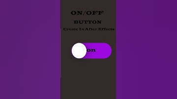 On/off button create in after effects #aftereffects #premierepro #shortsvideo