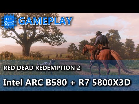 Intel ARC B580 + Ryzen 7 5800X3D - Red Dead Redemption 2 em 1440p e 4K
