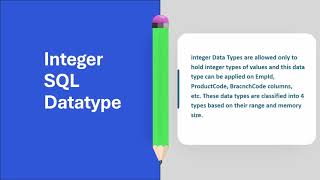 SQL Integer Data Types Explained in Marathi | TINYINT, SMALLINT, INT, BIGINT