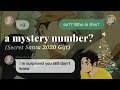 Atsumu falls for a “mystery” number! - Textuber Secret Santa! - (SakuAtsu) Haikyuu Texts