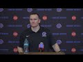 Boise State Head Coach Spencer Danielson spoke to the media after their 1st spring practice