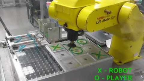 Robotics project: Fanuc tic-tac-toe