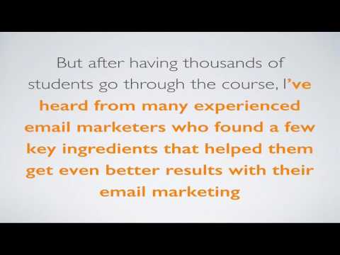 Email Marketing Mastery Course Introduction