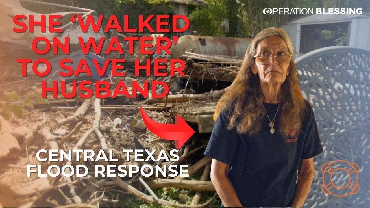 She "Walked on Water" to Save Her Husband- Incredible Texas Flood Survivor Story She "Walked on Water" to Save Her Husband- Incredible Texas Flood Survivor Story