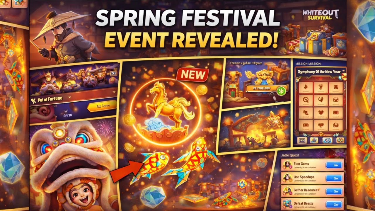 Подробное описание и руководство по мероприятию Whiteout Survival Spring Festival 