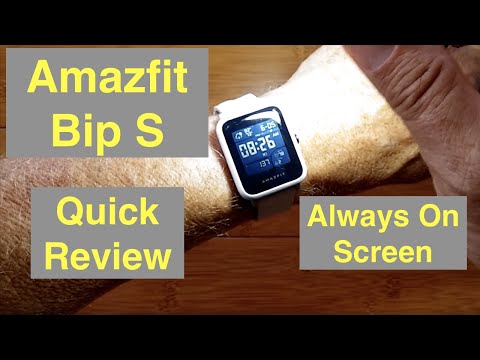XIAOMI AMAZFIT BIP S (Updated BIP) 5ATM Waterproof Apple Watch Shaped Smartwatch: Quick Overview
