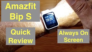 Celebrity XIAOMI AMAZFIT BIP S (Updated BIP) 5ATM Waterproof Apple Watch Shaped Smartwatch: Quick Overview Profile