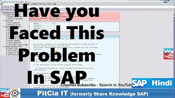 SAP Inconsistency, User Deletion Error, User Locked at Table Level | PitCia IT | 26