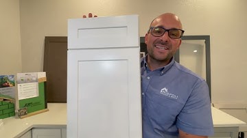 Full overlay cabinet and partial overlay cabinet