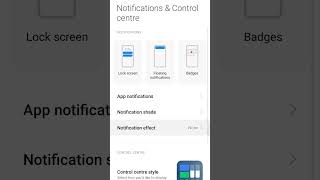 redmi new notification bar #reels #shorts #redmi #notification #settings