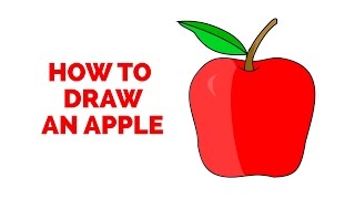 draw easy drawing apple tutorial step thanksgiving tutorials simple drawings apples beginners using drawi turkey