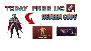 TODAY New FREE Redeem Code Get Free UC In Pubg Mobile | New Redeem Code | Pubg Redeem Code Today