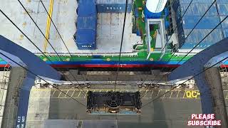 Quay Crane Operation: Daily Routine/ MV Solid Gem Solid cargo ship for Unloading Episode 35