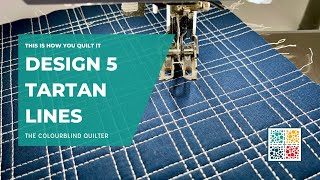 Tartan Lines Quilting Design - Design #5 (This is How You Quilt It)