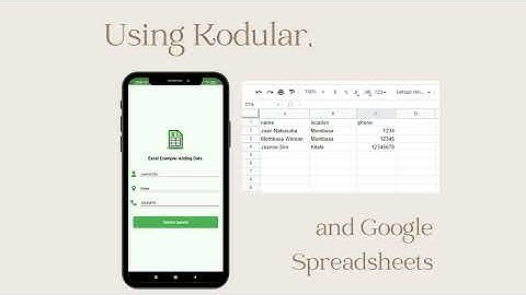 Using Google Spreadsheets as your Kodular app backend  Part 1   Adding data #shorts