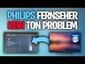 kein Ton Problem beheben beim Philips Fernseher - Lautstärke einstellen geht nicht TV Tutorial