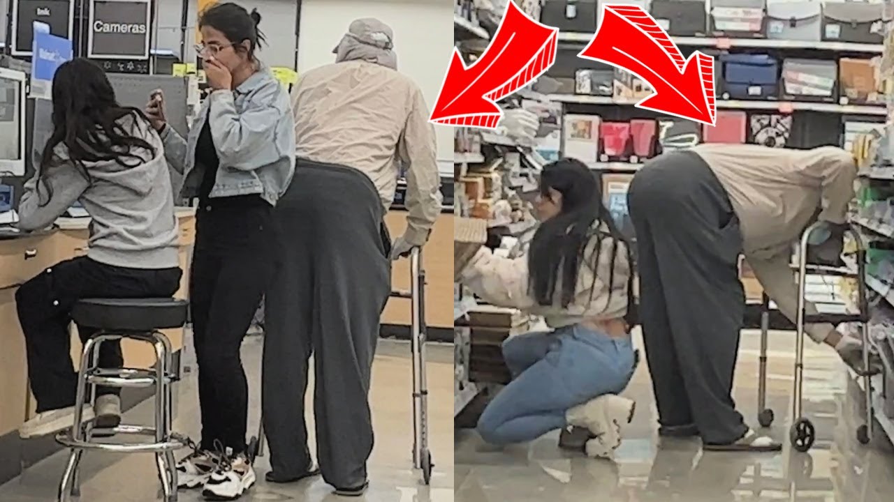 Fat Old Man Farts On Women At Walmart!! (I Can't Believe He Did that....)