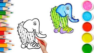 How To Draw Cute Lirili Larila Drawing, Painting & Coloring For Kids And Toddlers Child Art