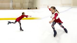 It Was Her First Time On Ice And She Was Doing Twirls!!