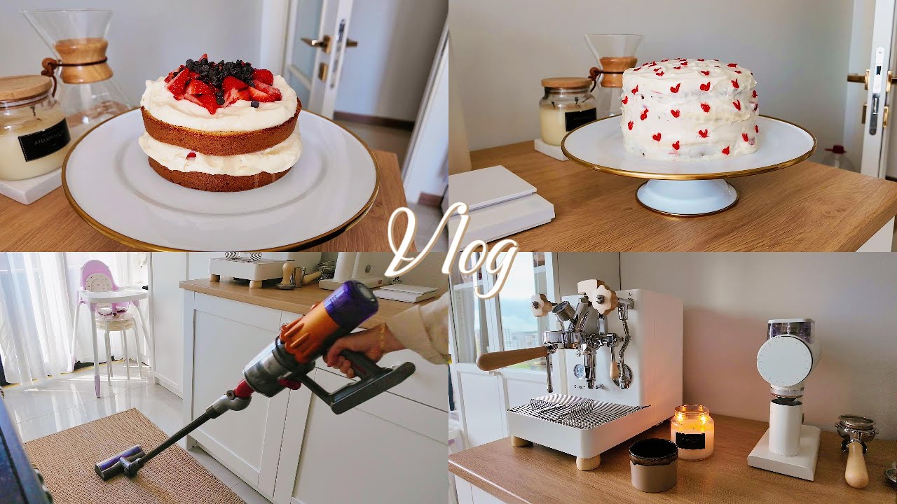 24|Vlog🌿 Beklenmedik Vize Reddi❗️Bin abone Çilekli Pastası 🎂 Kahve Tarifi ☕️ Banyo Temizliği 🧽