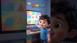 Learn Computer Parts with Saifi 💻 | Monitor, Keyboard, Mouse, Headphones, Printer &amp; CPU for Kids