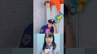 Si Tahanan Malah Nyuri Permen Jelly Punya Pak Polisi  Esterviona shorts story funny tricks