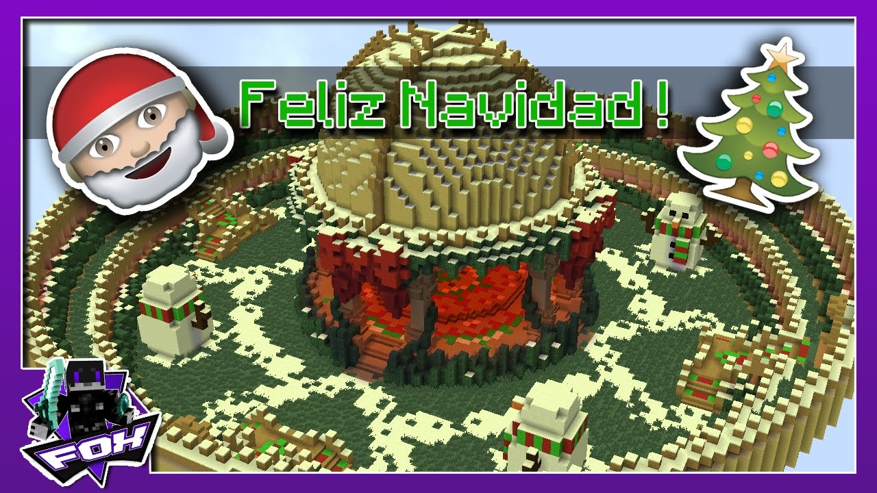 DESCARGAR SPAWN NAVIDAD PARA TU SERVER DE MINECRAFT! Mapa 