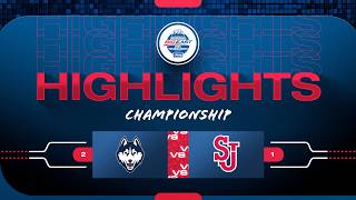 HIGHLIGHTS | Connecticut vs St. John's (Championship)