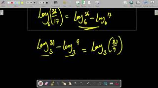LAWS OF LOGARITHMS & SIMPLE SIMPLIFICATION | JAMB 2027 Mathematics