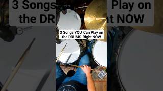 3 SONGS YOU CAN PLAY ON THE DRUMS NOW #drum #electronicdrums #drummer #drumsong