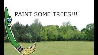 Learn to paint Distant Trees!
