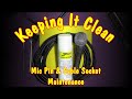 Keeping it clean mic pin  cable socket maintenance