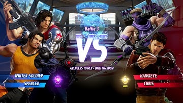 Requested MARVEL VS. CAPCOM: INFINITE Winter Soldier and Spencer Arcade Gameplay