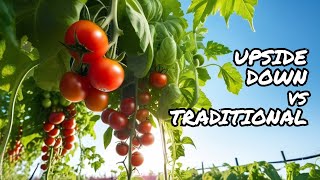 Experiment Growing Tomatoes Upside Down vs  Traditional Method