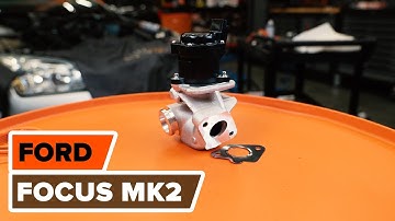 How to change EGR valve FORD FOCUS MK2 Saloon [TUTORIAL AUTODOC]