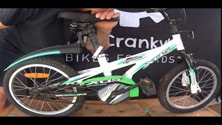 Removing the rear wheel of a small bike with back pedal brakes