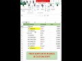 trick in excel|using custom sort in excel | #excel | sort option in excel | arrange data in excel