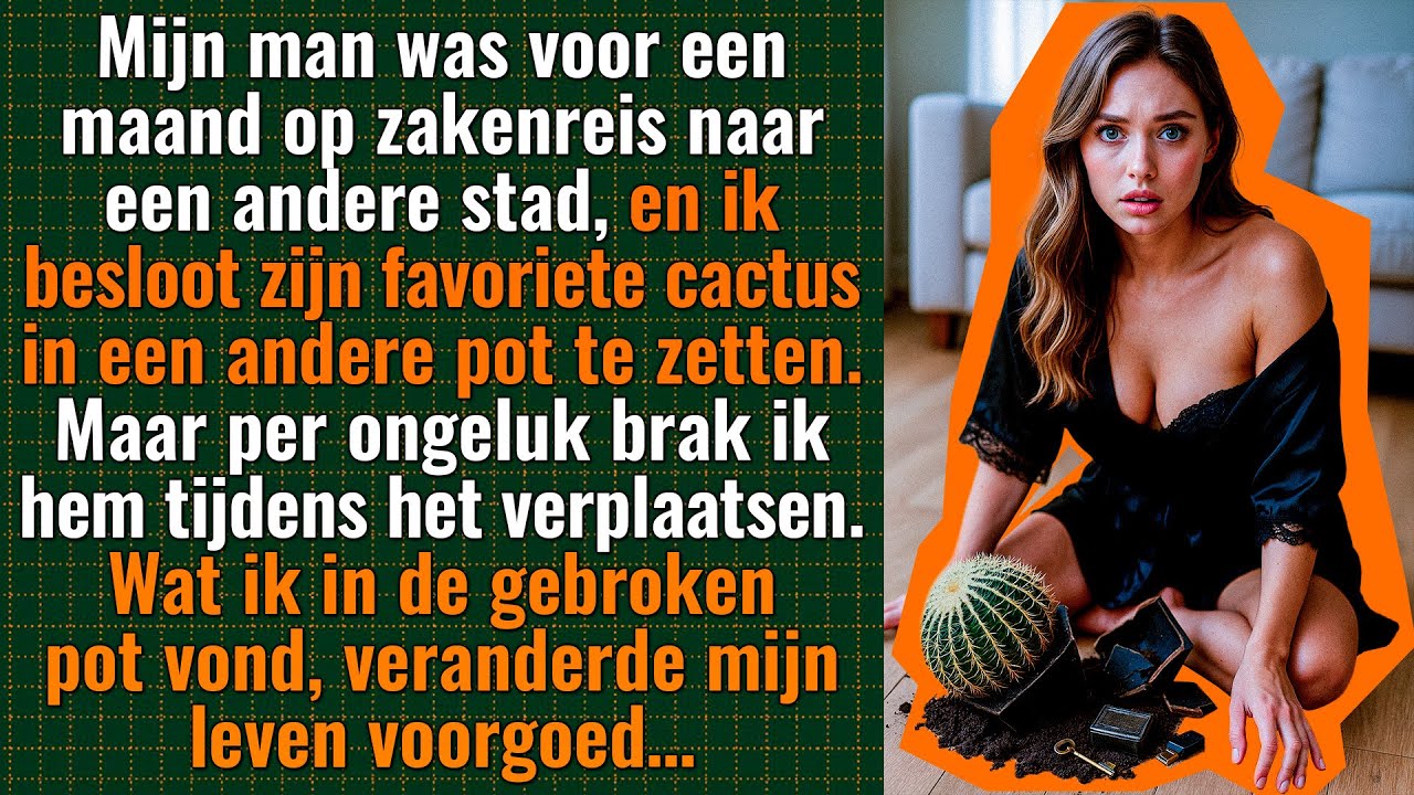 Per ongeluk de pot van de favoriete bloem van mijn man gebroken, zag ik iets dat me shockeerde…